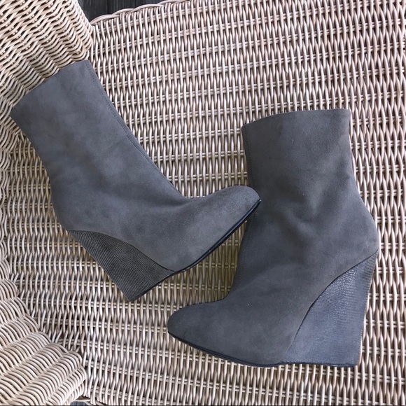 wedge sock bootie